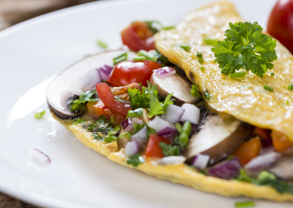 a veggie filled omelette. the original pancake house, among the best restaurants in columbia south carolina 