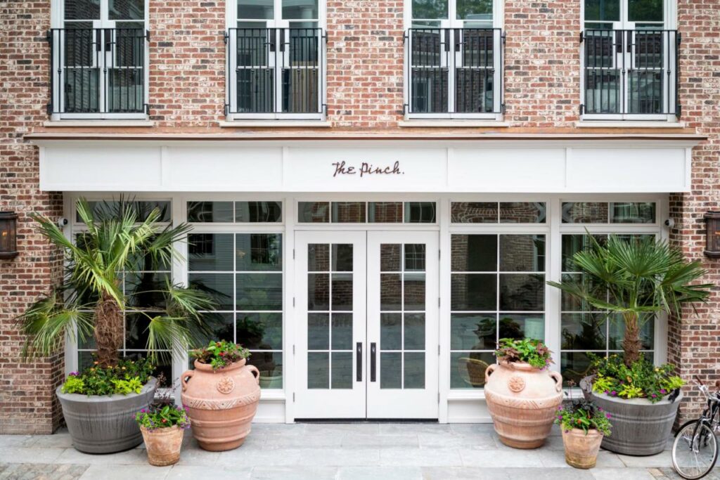 Super cute hotel is where to stay in Charleston for the best nightlife. 