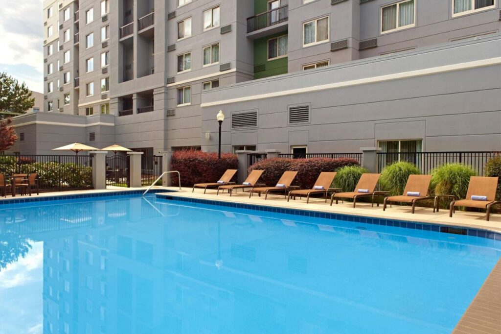 Midtown is where to stay in Atlanta with this beautiful Outdoor pool 