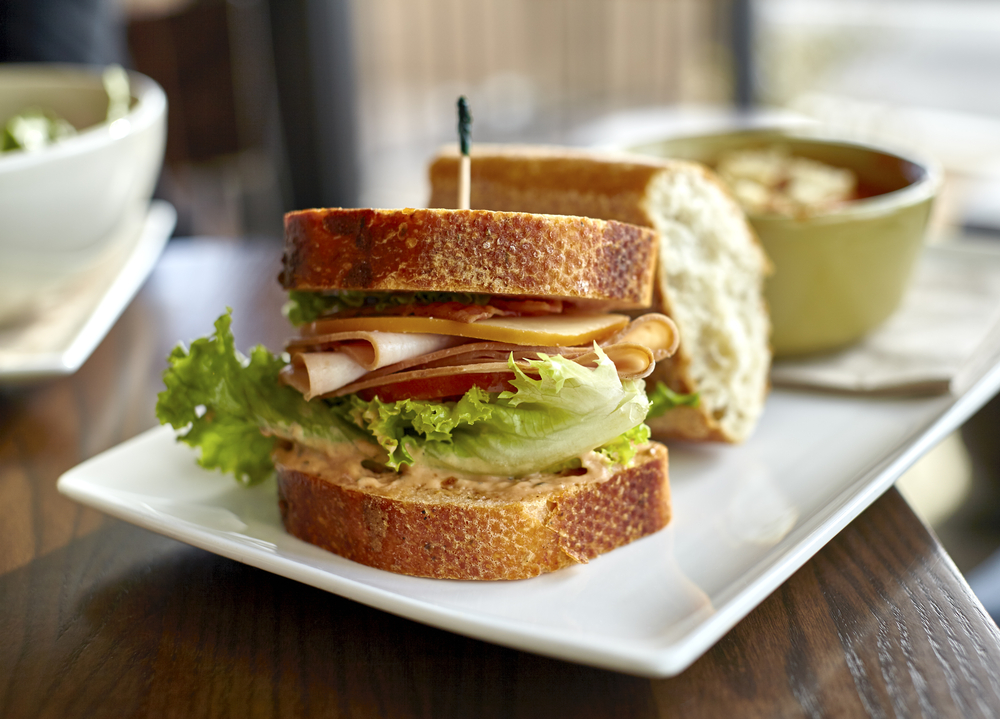 Photo of the soup and sandwich combo at Bike Rack Bistro, one of the best restaurants in Bowling Green, Kentucky.