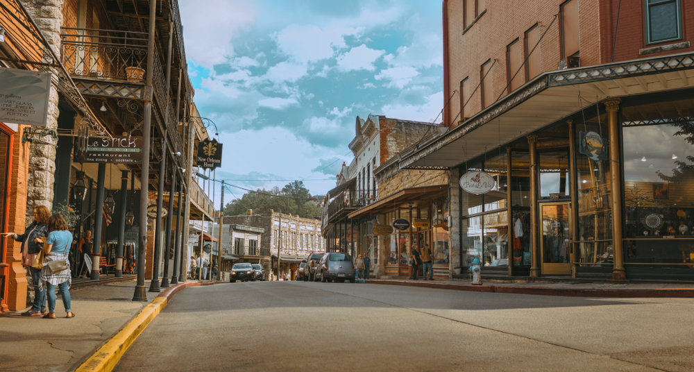 downtown buildings show off the quaint town vibes that are perfect for people looking to escape the big town rush!