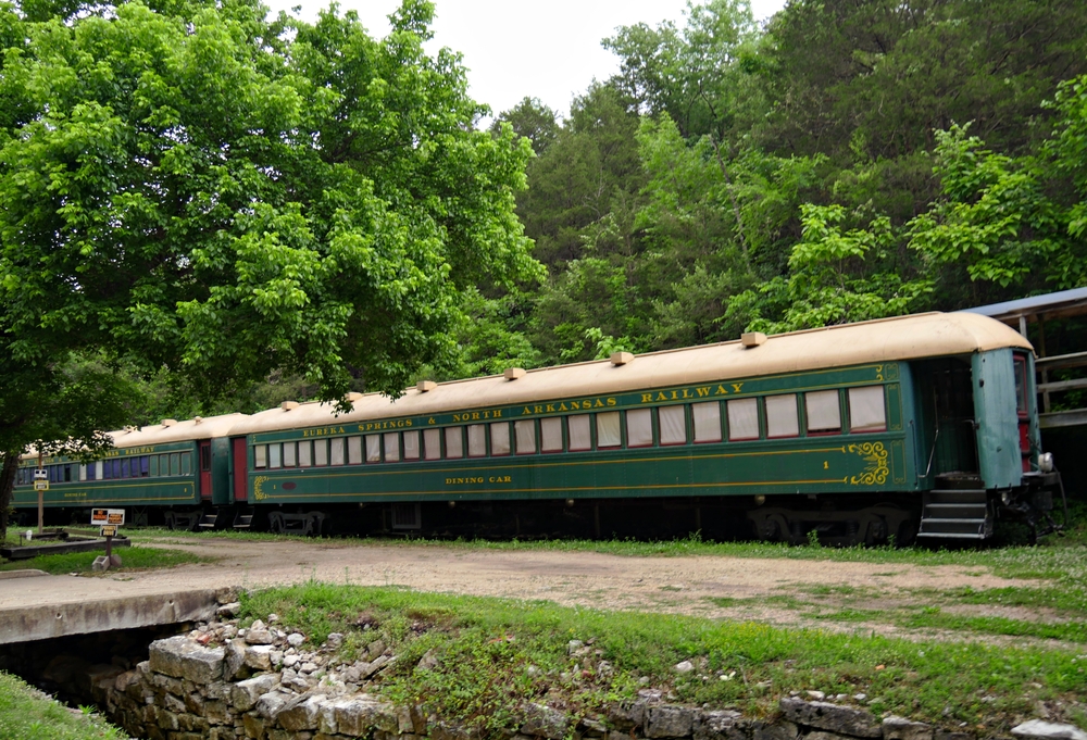 Old fashioned diesel train perfect for tours around the state!