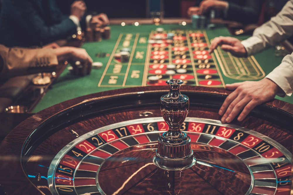 Photo of blackjack table at a casino in West Memphis. 