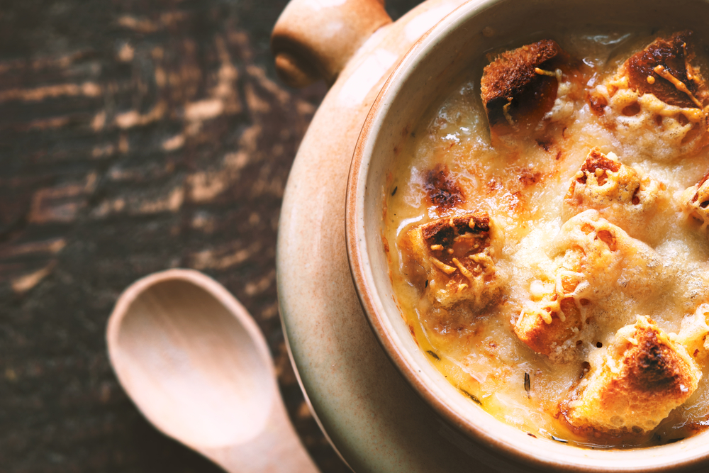 soup in a bowl at one of the best Raleigh restaurants