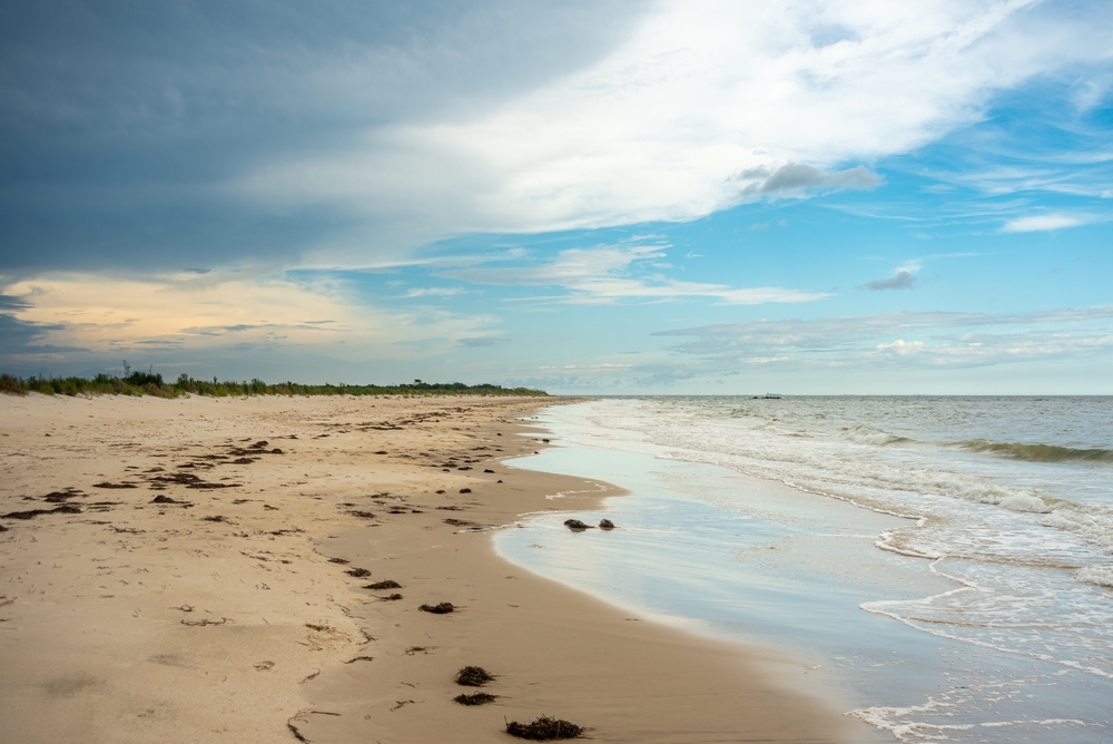 a pretty beach at one of the best things do in Hampton Va 