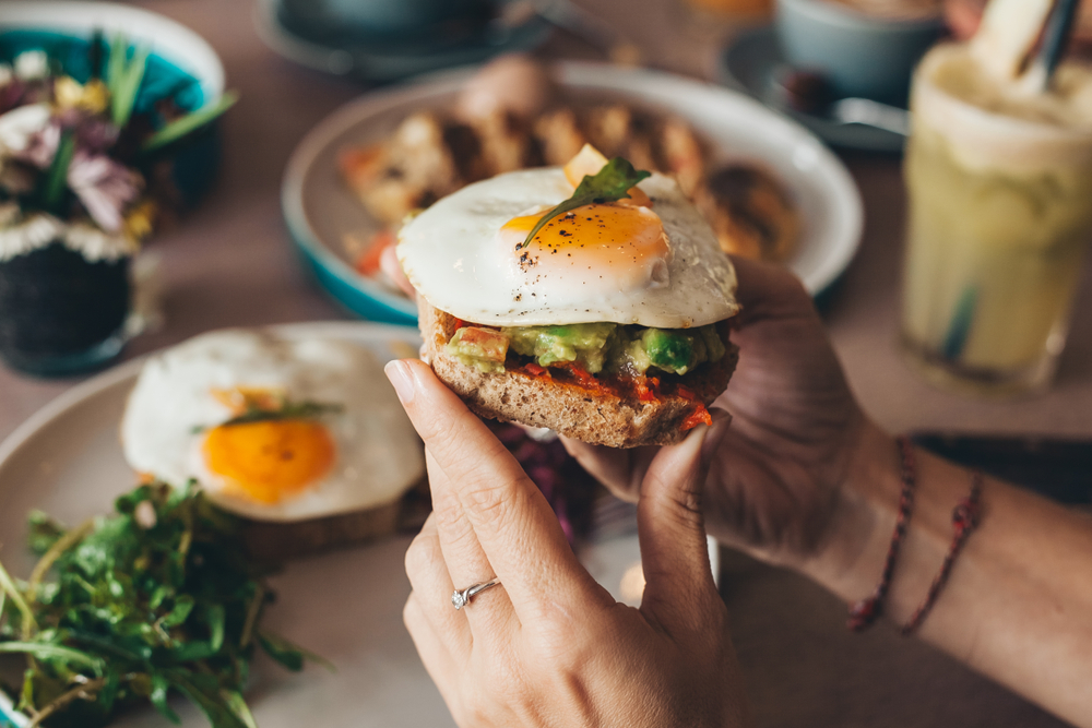 avocado toast brunch in arlington VA