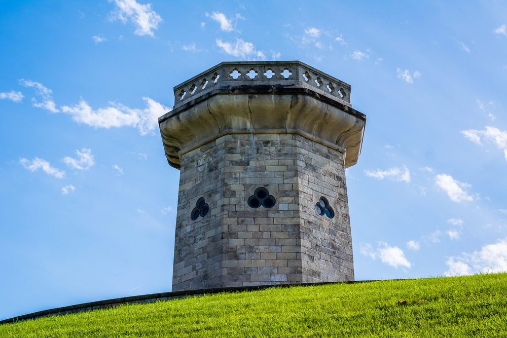 The historic moorish tower in Baltimore 