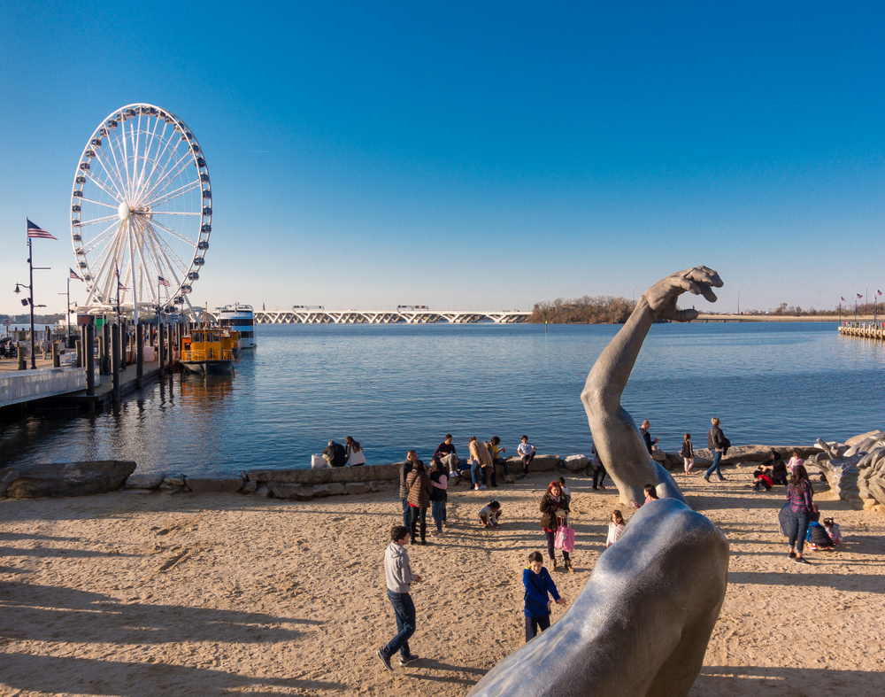 the national harbor is one of the top attractions in Maryland 