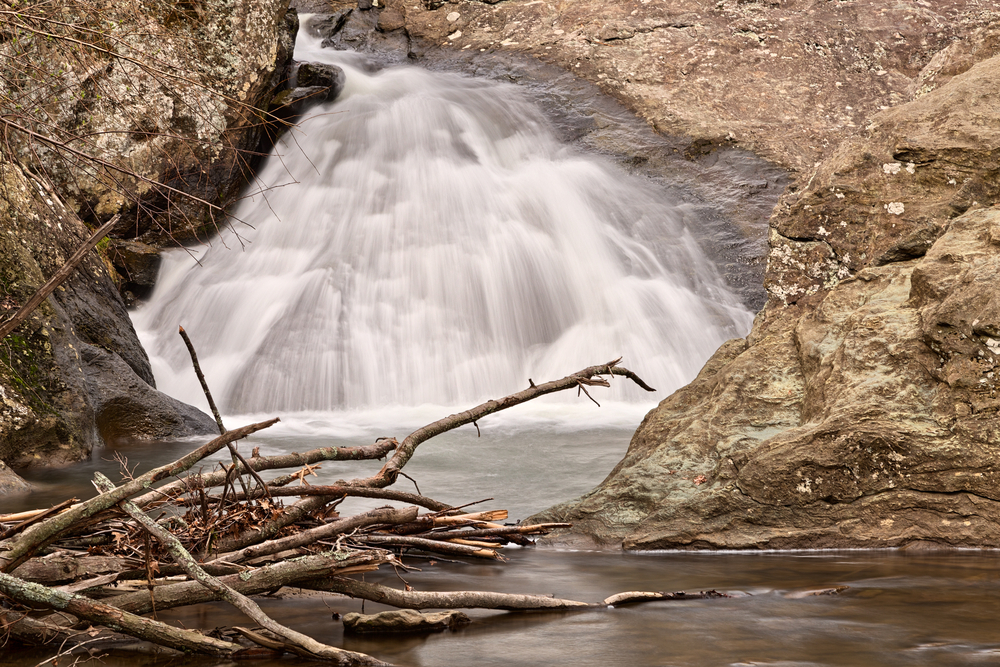 the big waterfall inside of the Cunningham falls state park is one of the best things to do in fredrick