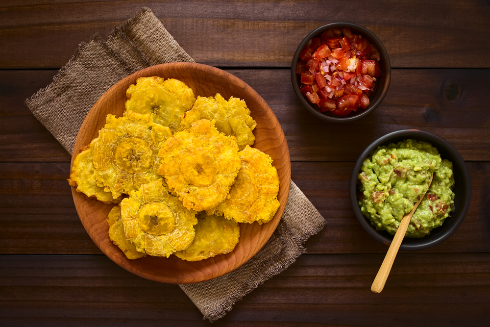 Photo of the plantains and guacamole at Indigo Coastal Shanty, one of the best restaurants in Brunswick.