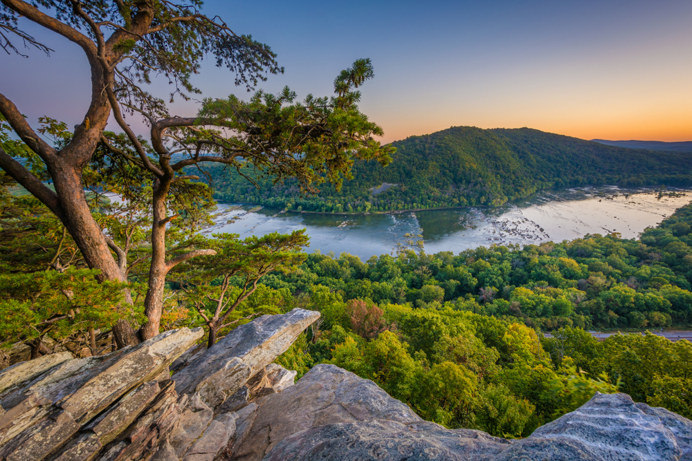 another great scenic route from the Appalachian trail overlook of weverton cliffs!