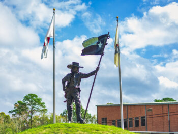 photo of The Texian statue in Conroe, Texas
