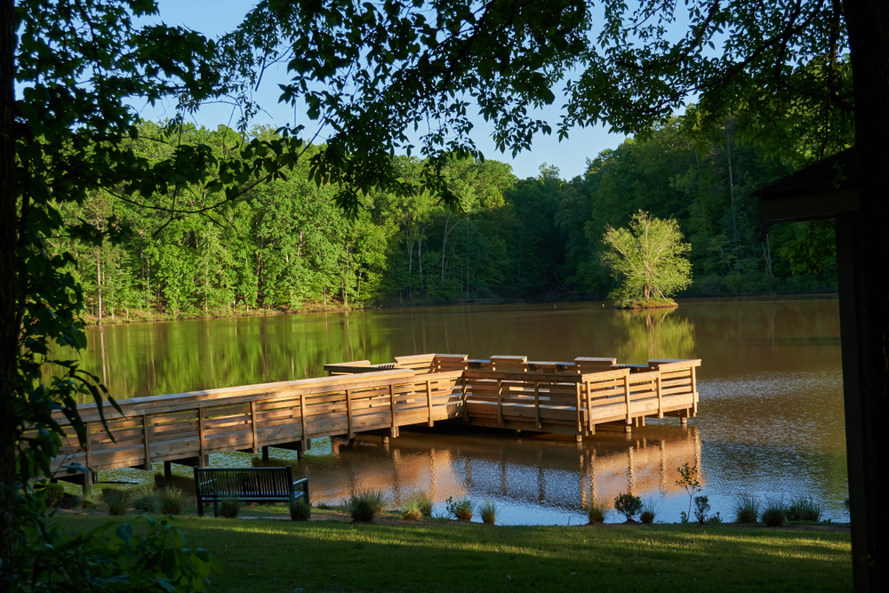 a pretty lake in South Carolina 