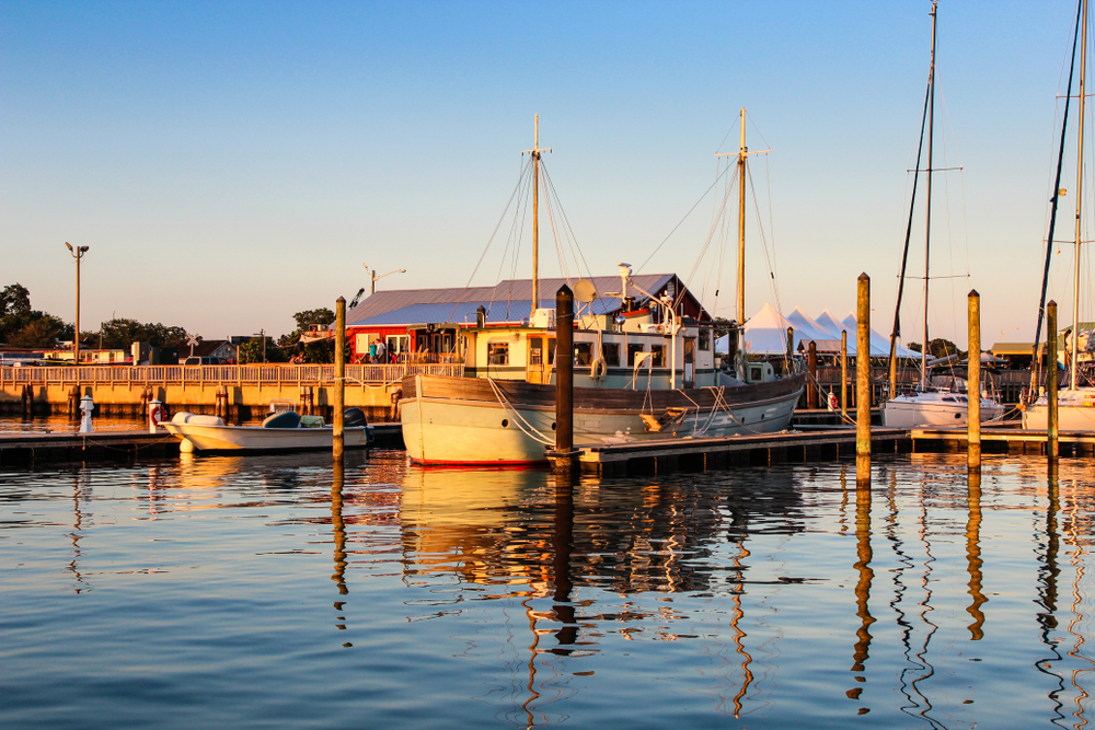 the marina of cape Charles is one of the best things to do in the Chesapeake bay 
